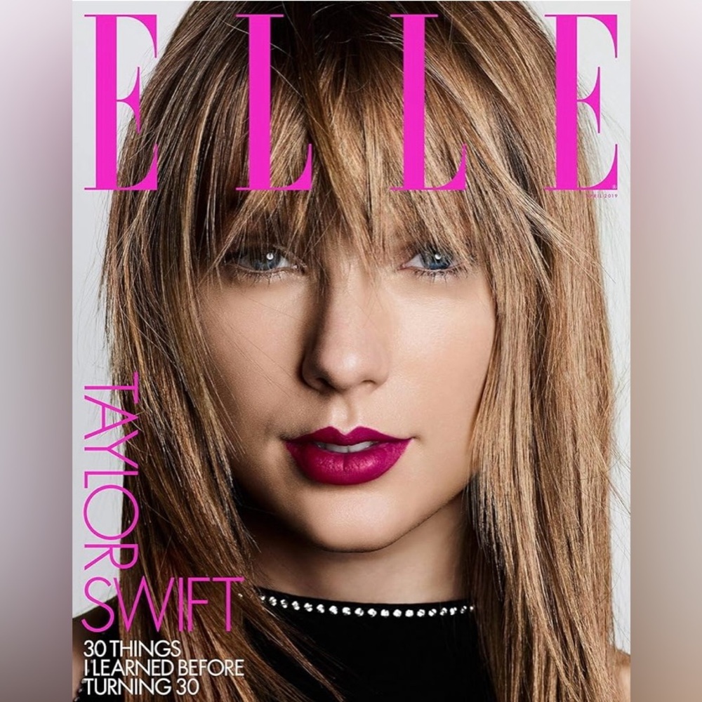 Elle Magazine Taylor Swift Cover 2019 article by Taylor Like New Condition 🫶🏻